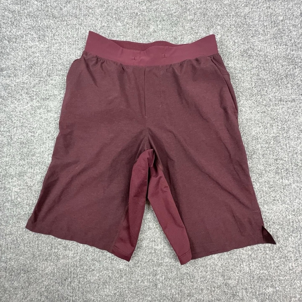 Lululemon Mens Small Red Athletic Training Running Shorts 6 Inseam 11203